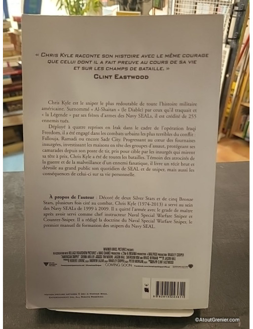 American Sniper - L'autobiographie du sniper le plus redoutable de l'histoire militaire américaine - Chris Kyle
