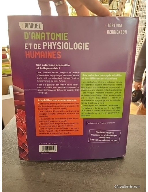 Manuel d'anatomie et de physiologie humaines - Gerard J. Tortora