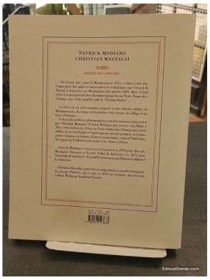 70 Bis, Entrée Des Artistes - Patrick Modiano, Christian Mazzalai