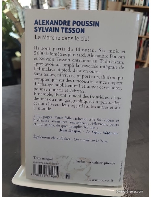 La marche dans le ciel - 5 000 kilomètres à pied à travers l'Himalaya - Alexandre Poussin, Sylvain Tesson