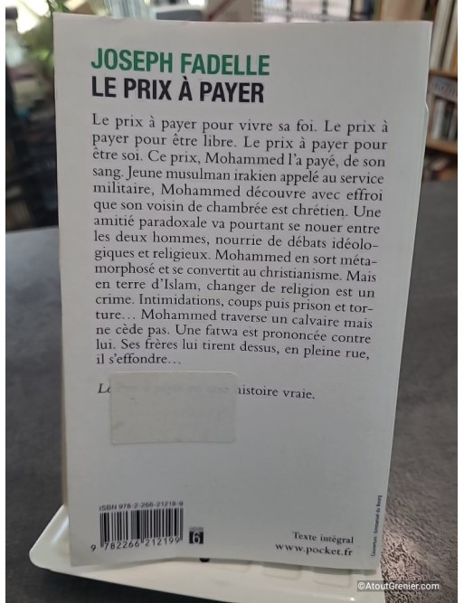 Le prix à payer - Joseph Fadelle