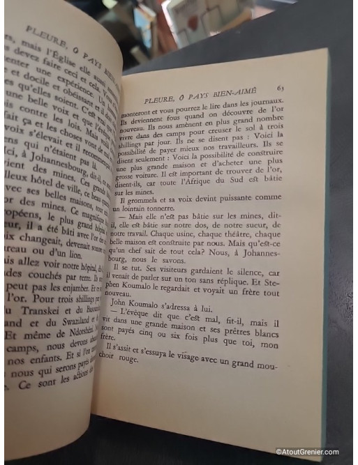 Pleure, ô pays bien aimé - Alan Paton
