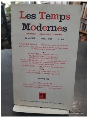 Les Temps modernes - Jean-Paul Sartre
