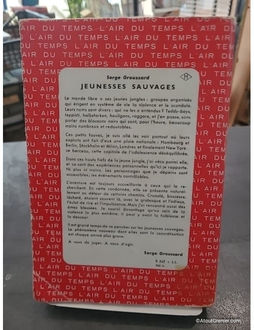 Jeunesses sauvages - Serge Groussard