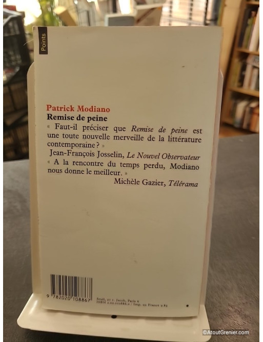 Remise de peine de Patrick Modiano