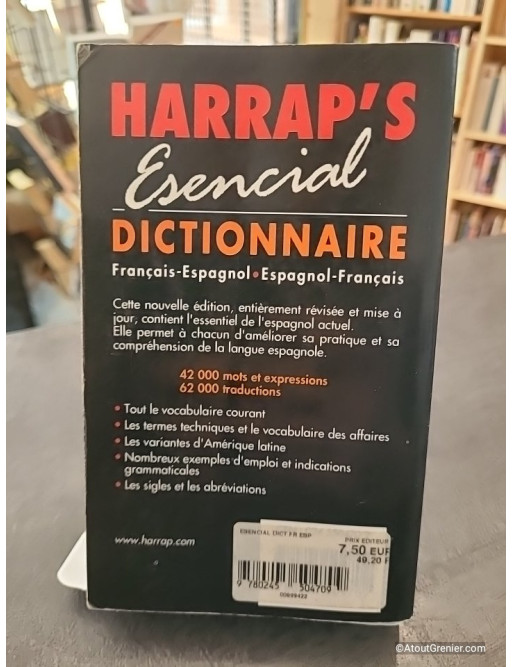 Harrap's Esencial Dictionnaire Français-Espagnol / Espagnol-Français de Jean-Paul Vidal