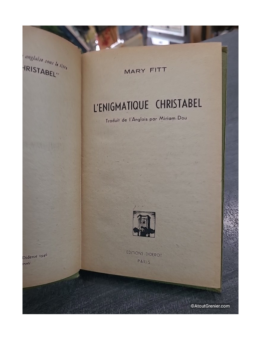 L'énigmatique Christabel de Mary Fitt