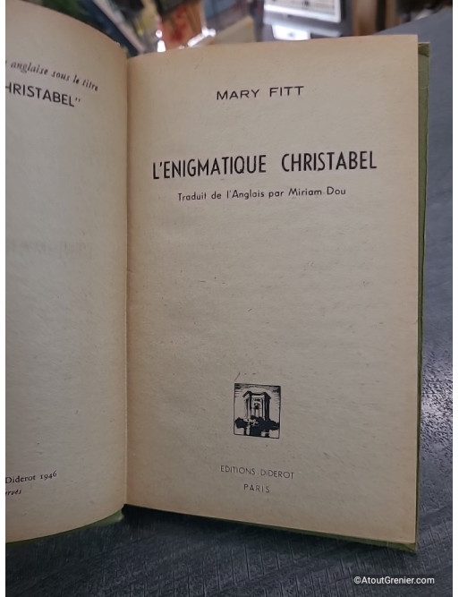 L'énigmatique Christabel de Mary Fitt