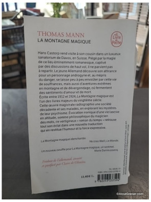 La Montagne magique (Nouvelle traduction) de Thomas Mann
