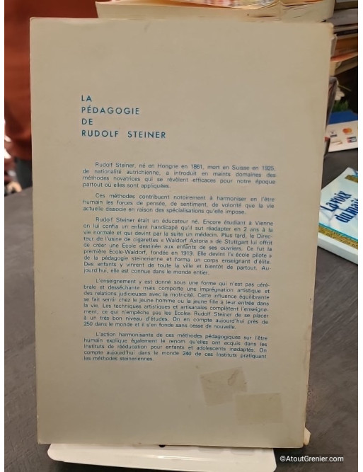 La Base spirituelle de l'éducation de Rudolf Steiner