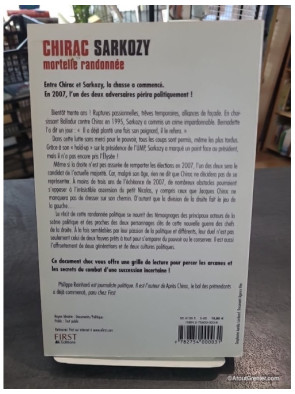 Chirac Sarkozy - Mortelle randonnée de Philippe Reinhard