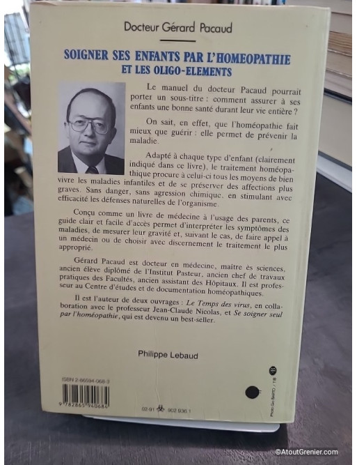 Soigner ses enfants par l'homéopathie et les oligo-elements de Gérard Pacaud
