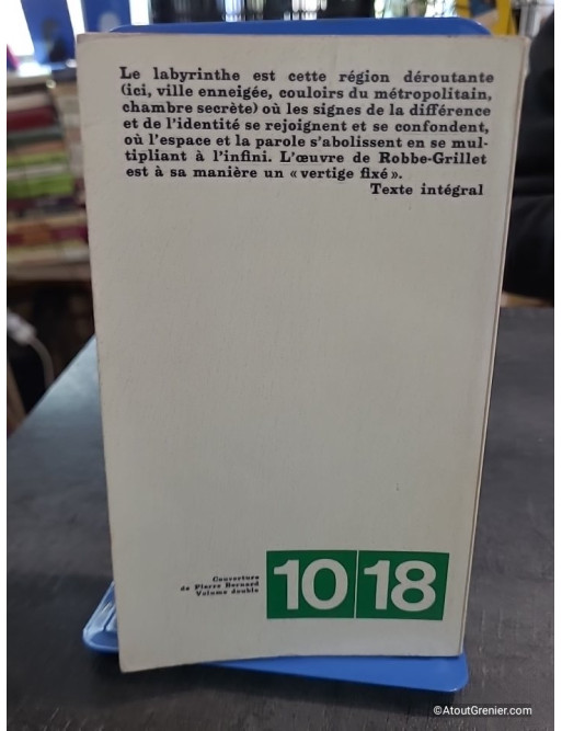 Dans le labyrinthe / Vertige fixé - Alain Robbe-Grillet, Gérard Genette