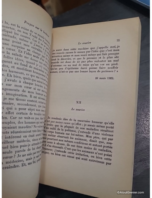 Propos sur le bonheur - Alain