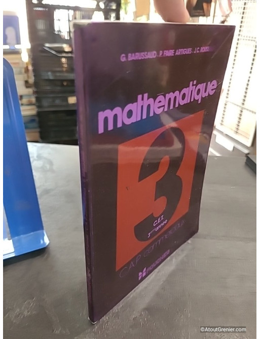 Mathématiques CAP commerciaux 3è année - Collectif