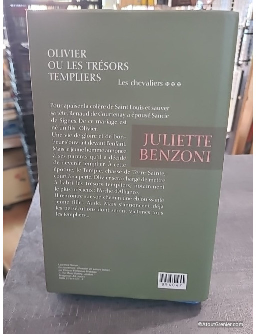 Olivier ou Les trésors templiers - Juliette Benzoni