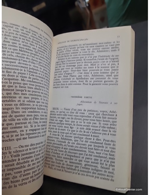 Apologie de Socrate - Criton - Phedon - Platon