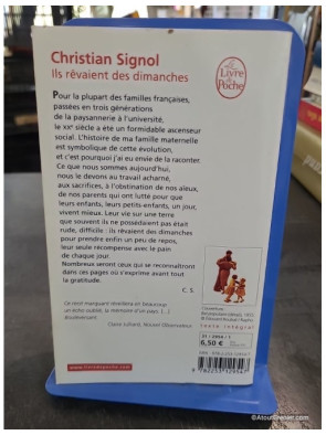 Ils rêvaient des dimanches - Christian Signol