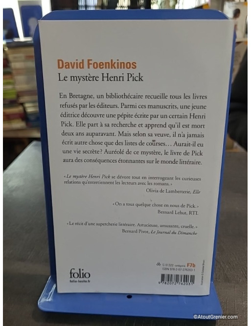Le mystère Henri Pick - David Foenkinos