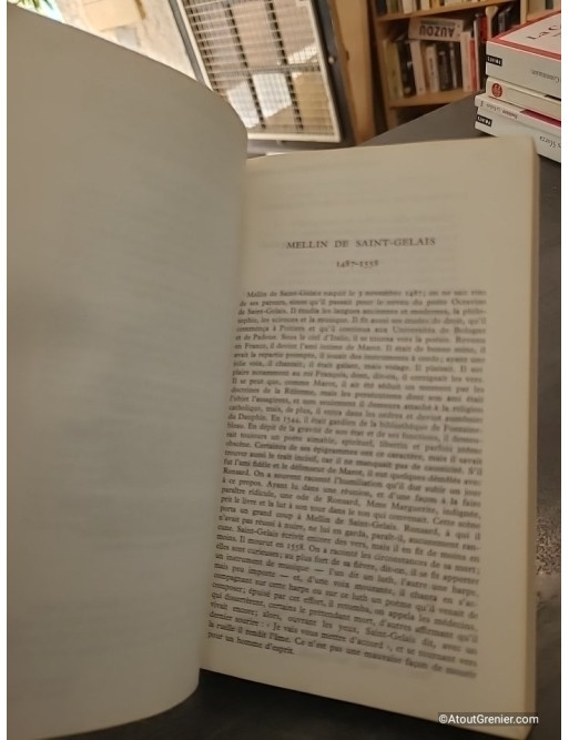 Anthologie poetique francaise, XVIe siècle, 1