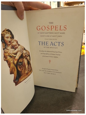 The Gospels of Saint Matthew, Saint Mark, Saint Luke & Saint John Together with The Acts of the Apostles