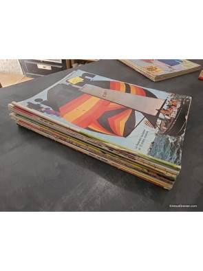 Lot de 17 magazines Tintin années 80