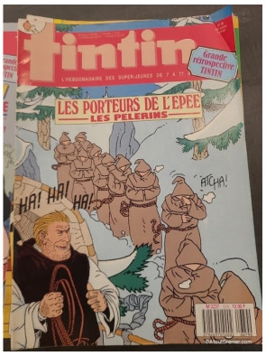 Lot de 17 magazines Tintin années 80