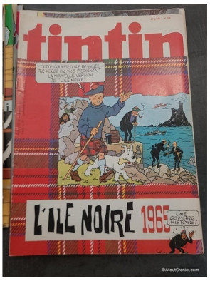 Lot de 17 magazines Tintin années 80