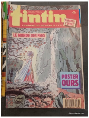 Lot de 17 magazines Tintin années 80