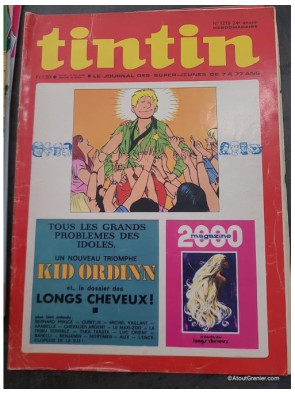 Lot de 17 magazines Tintin années 80
