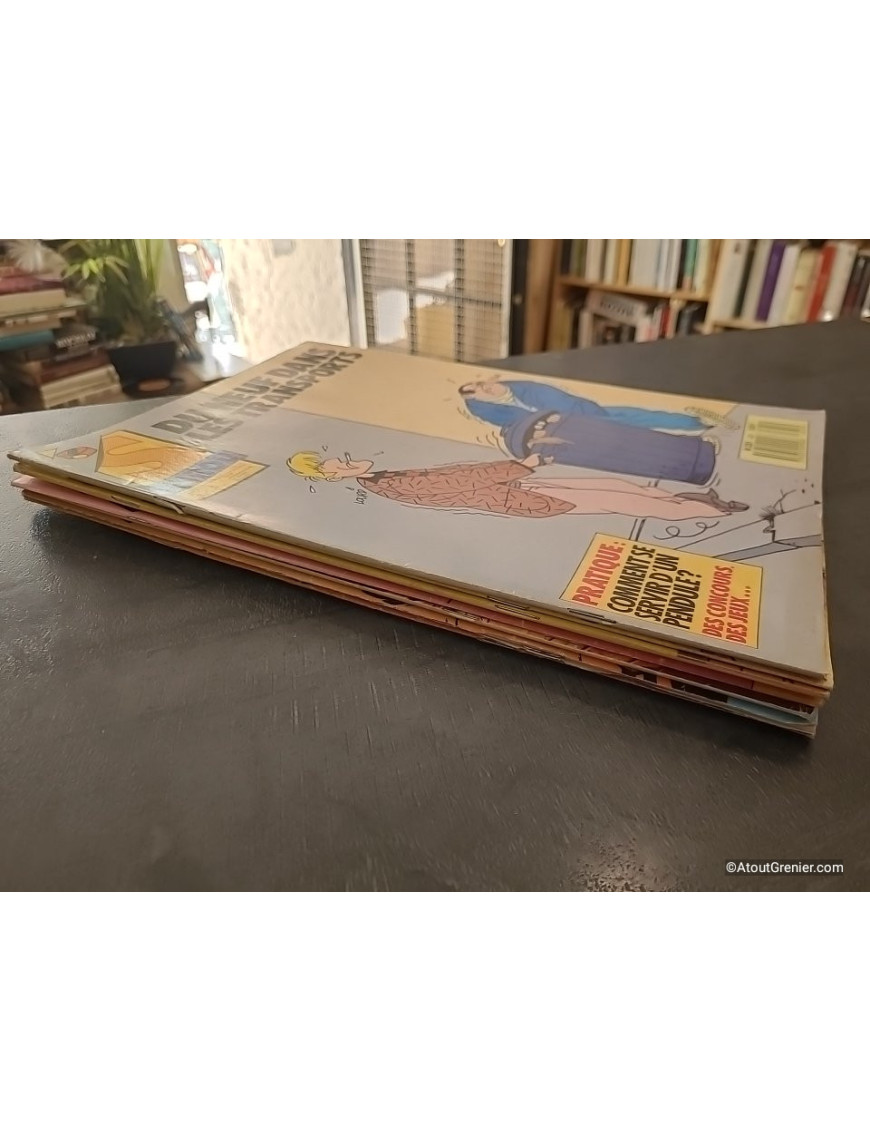 Lot de 7 magazines anciens Spirou années 80 et 90