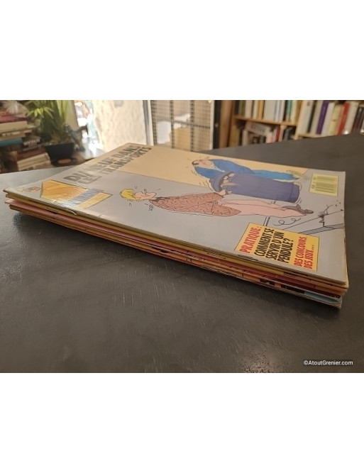 Lot de 7 magazines anciens Spirou années 80 et 90