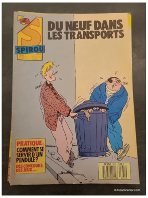 Lot de 7 magazines anciens Spirou années 80 et 90