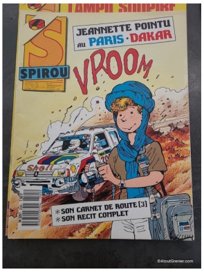 Lot de 7 magazines anciens Spirou années 80 et 90