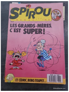 Lot de 7 magazines anciens Spirou années 80 et 90