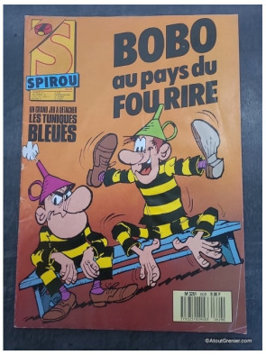 Lot de 7 magazines anciens Spirou années 80 et 90