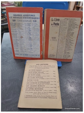 Lot de 3 romans populaires
