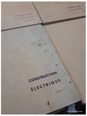 Cours de construction du matériel électrique - Collection complète du tome 1 au tome 6