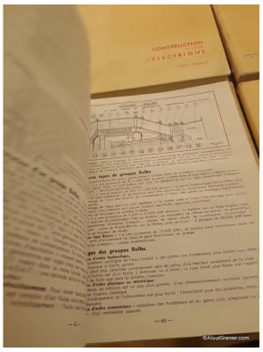 Cours de construction du matériel électrique - Collection complète du tome 1 au tome 6