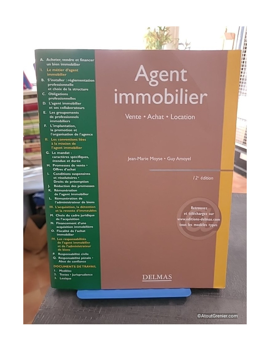 Agent immobilier - Vente, achat, location - Jean-Marie Moyse et Guy Amoyel