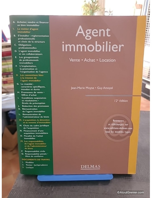 Agent immobilier - Vente, achat, location - Jean-Marie Moyse et Guy Amoyel