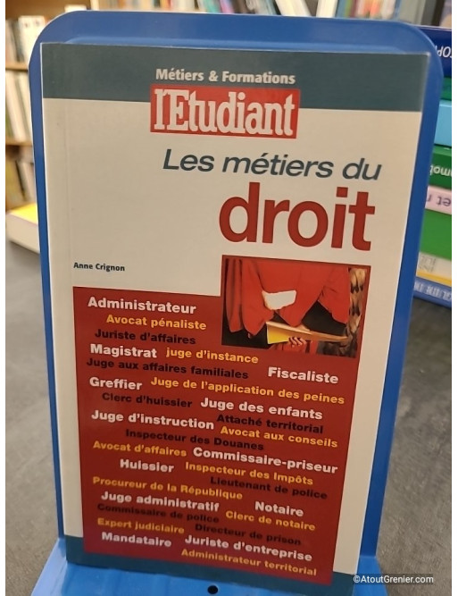 Les métiers du droit, édition 2000 - Anne Crignon