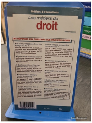 Les métiers du droit, édition 2000 - Anne Crignon