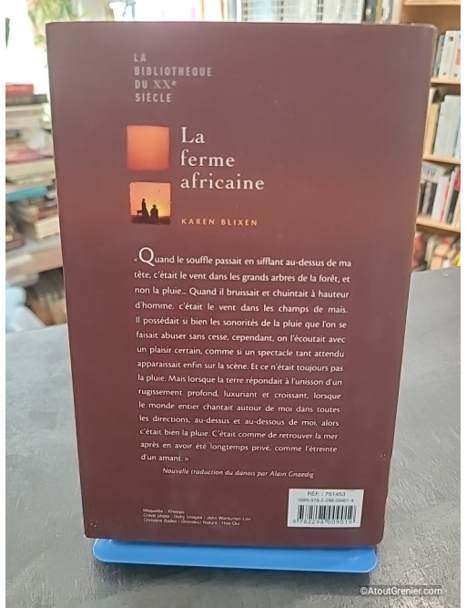 La ferme africaine - Karen Blixen