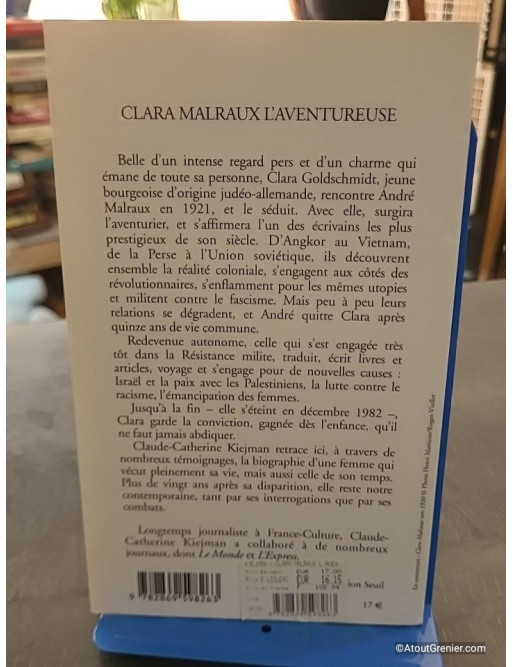 Clara Malraux. L'aventureuse - Claude-Catherine Kiejman