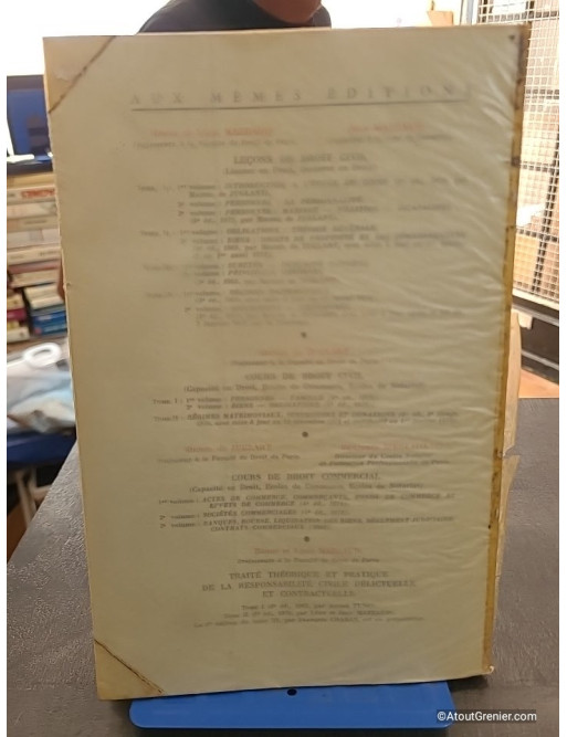 Leçons de Droit Civil, tome 3, volume 1. Sûretés publicité foncière - Henri et Léon Mazeaud