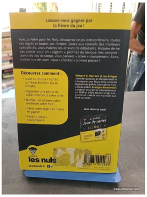 Le Poker Poche pour les Nuls - Richard D. Harroch et Lou Krieger