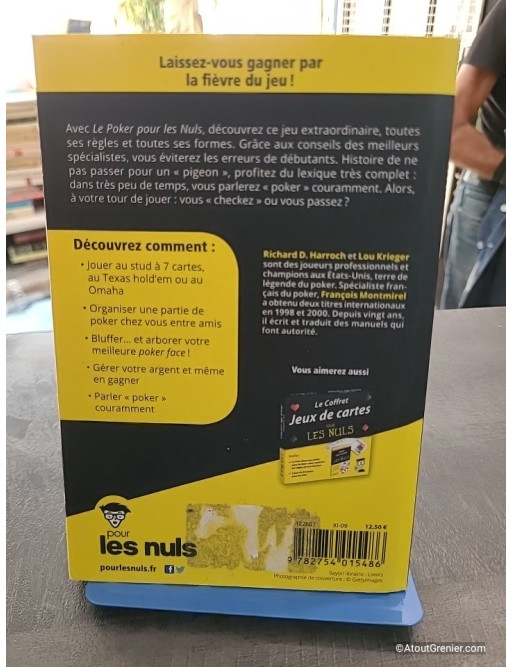 Le Poker Poche pour les Nuls - Richard D. Harroch et Lou Krieger