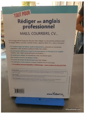 Tout pour rédiger en anglais professionnel - Mails, courriers, CV - Pascal Camuzat, Edwige Nault et Dion Wright