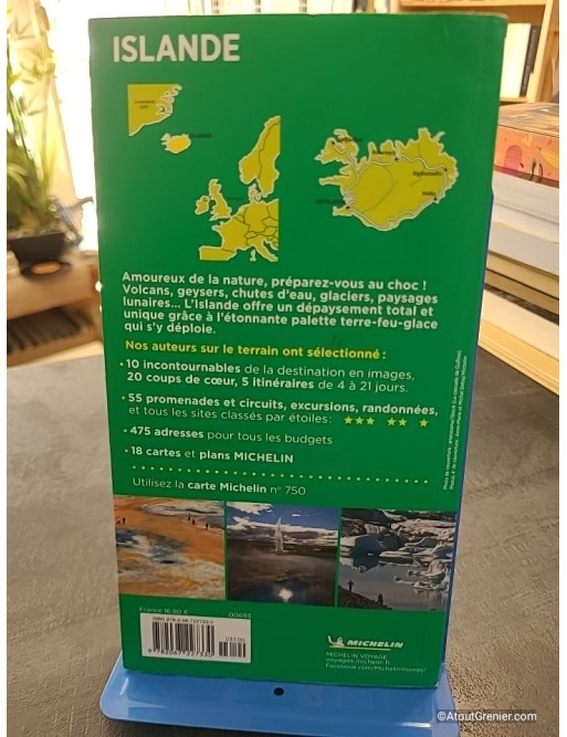 Guide Vert Islande - Michelin